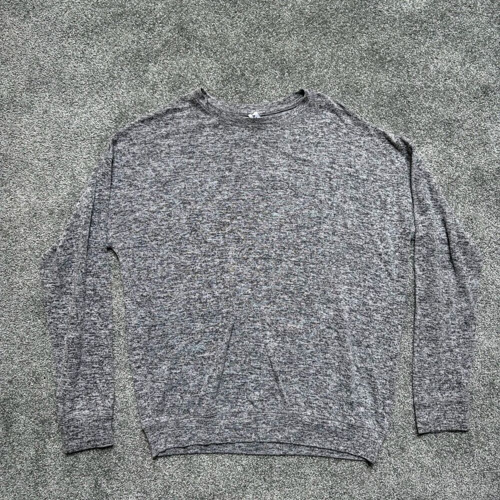 Athleta XXS Long Sleeve Loose fit Soft Heather Gray